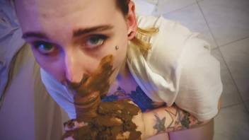 Exposed Feces Oral Sex 2 Featuring DirtyBetty in Fecal Fetish Porn [FullHD]