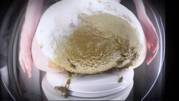 Dense Turd Battle: Firm Waste vs. Loose Excrement featuring NaughtyBetty Underwear Babe [FullHD]