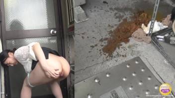 East Asian corporate ladies with loose bowels part 7