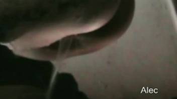 Female urinating and defecating