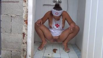 Defecating Nurse Nadia